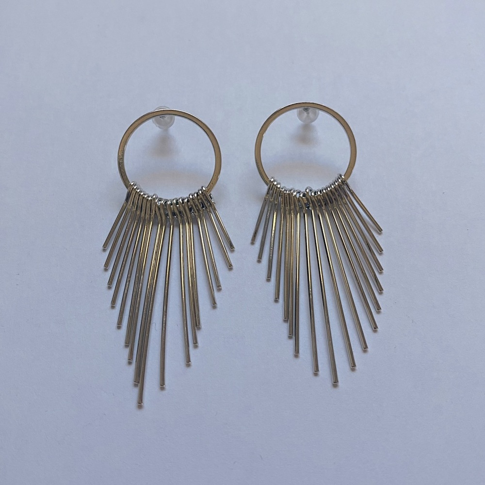 Silver earrings